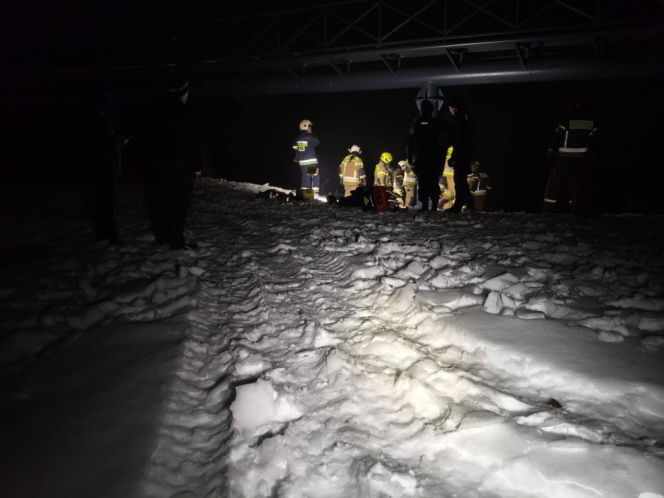 Kobieta spadła ze skarpy przy platformie widokowej. Dramatyczna akcja ratunkowa! [ZDJĘCIA]