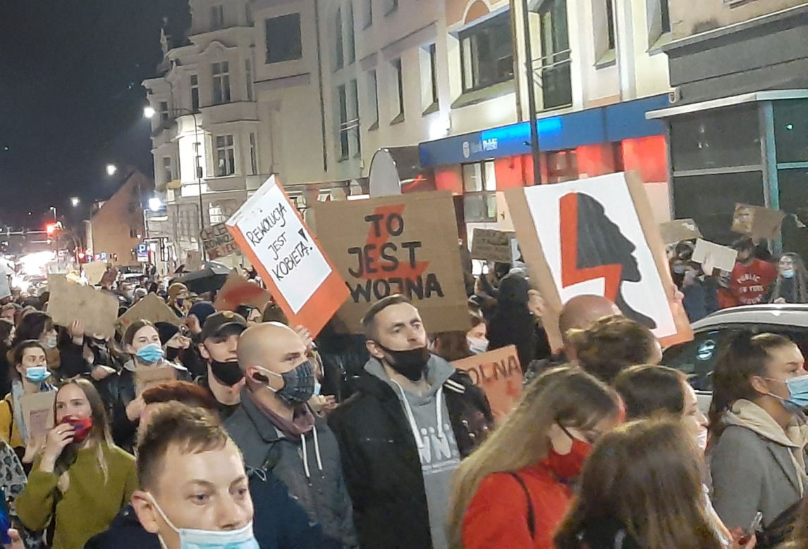 Bunt kobiet w Olsztynie