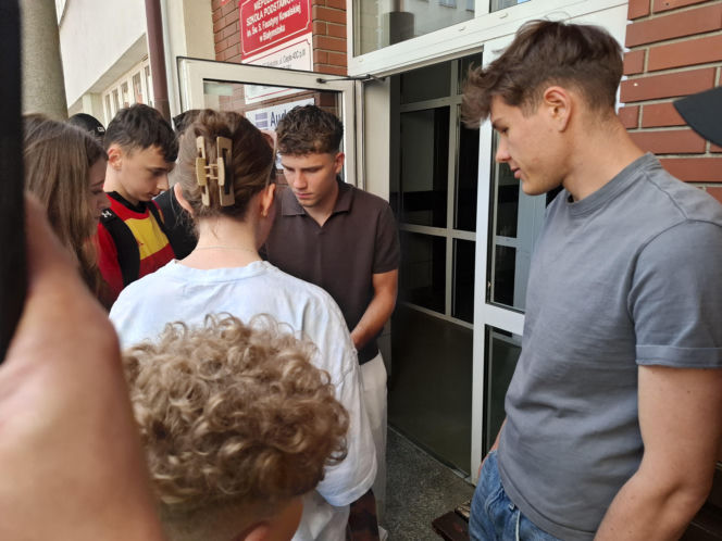 Oskar Pietuszewski po maturze z języka obcego