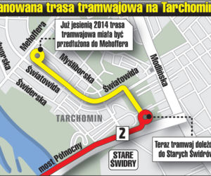 Tramwaj na Tarchomin opóźniony