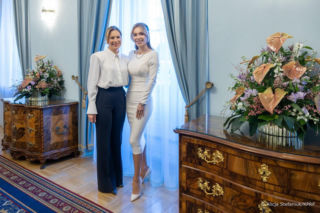 Marta Nawrocka przyćmiła nawet Dodę! Pierwsza dama olśniewała w Pałacu Prezydenckim