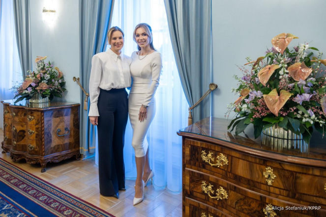 Marta Nawrocka przyćmiła nawet Dodę! Pierwsza dama olśniewała w Pałacu Prezydenckim