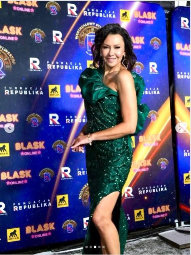 Anna Popek na Wystrzałowym Sylwestrze TV Republika