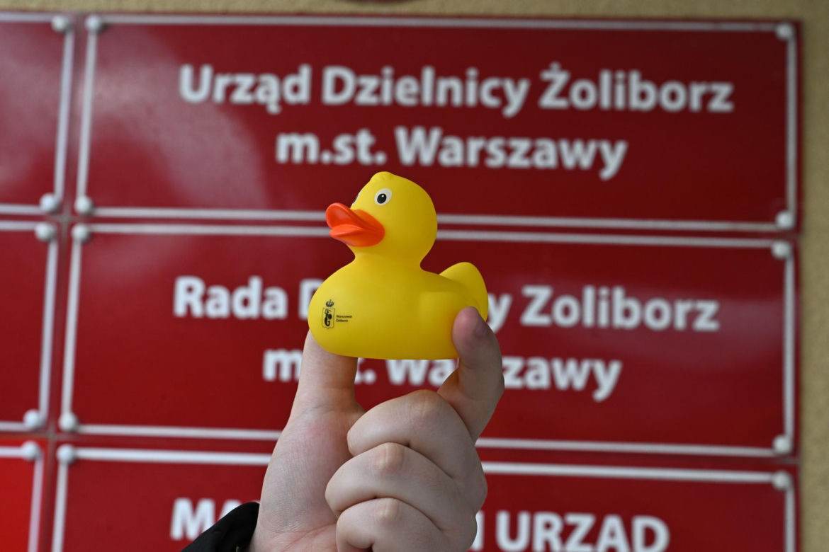 Kaczka z Żoliborza nowym gadżetem promocyjnym dzielnicy