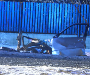 Uciekał seatem przed policją. Gonili go przez dwa powiaty. Zginął na drzewie