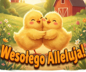 Kartka świąteczna na Wielkanoc