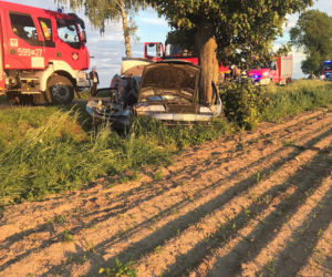 Przasnysz. ROZTRZASKAŁ audi o drzewo! 20-latek zginął na miejscu!