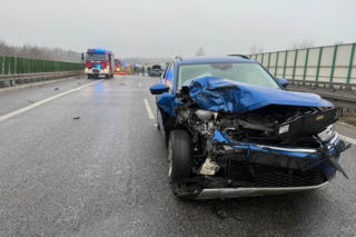 Koszmar na S8: Karambol z udziałem 9 aut. Ranni, w tym dzieci