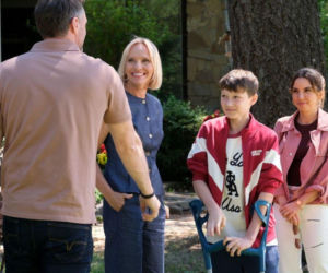 M jak miłość odc. 1899. Dorota (Iwona Rejzner), Bartek (Arkadiusz Smoleński), Franek (Jarosław Śmigielski), Aneta (Ilona Janyst)