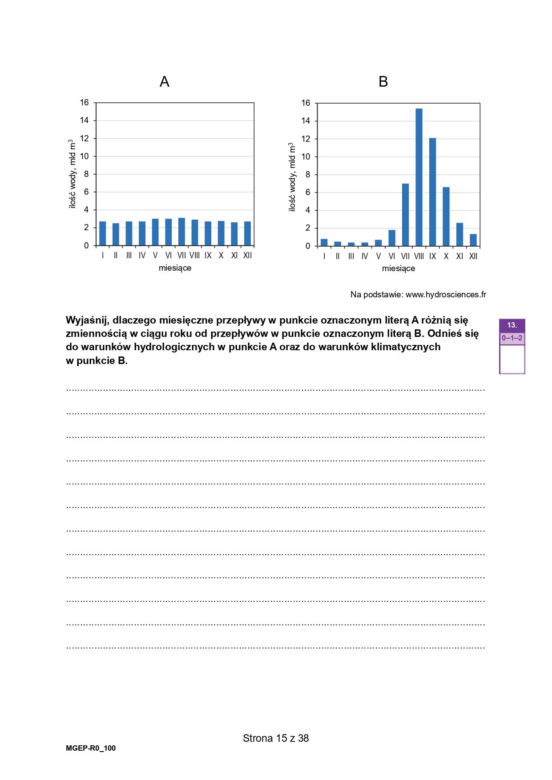 Matura próbna 2024 geografia