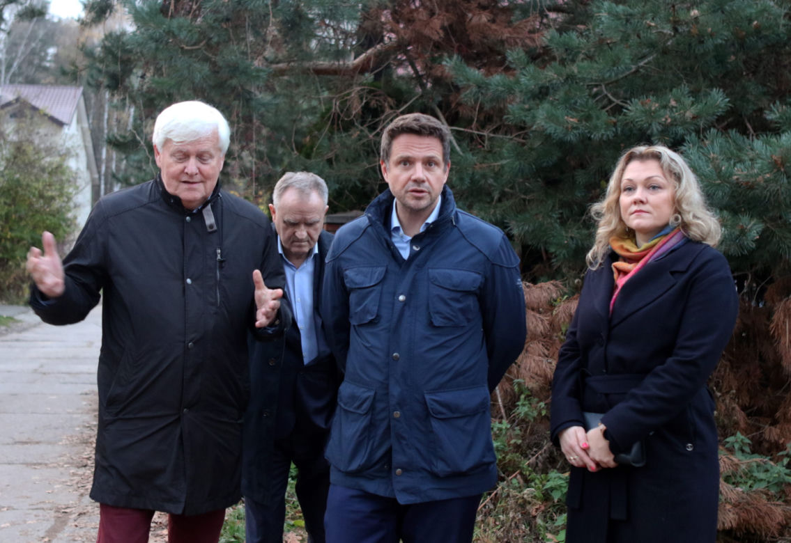 Rafał Trzaskowski odwiedził Wesołą