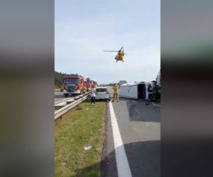 Modła królewska - koszmarny wypadek na A2