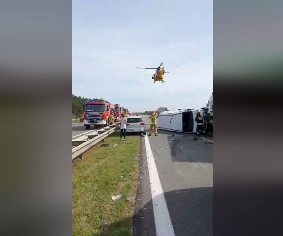 Modła królewska - koszmarny wypadek na A2