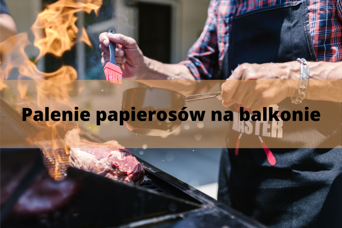Palenie papierosów na balkonie