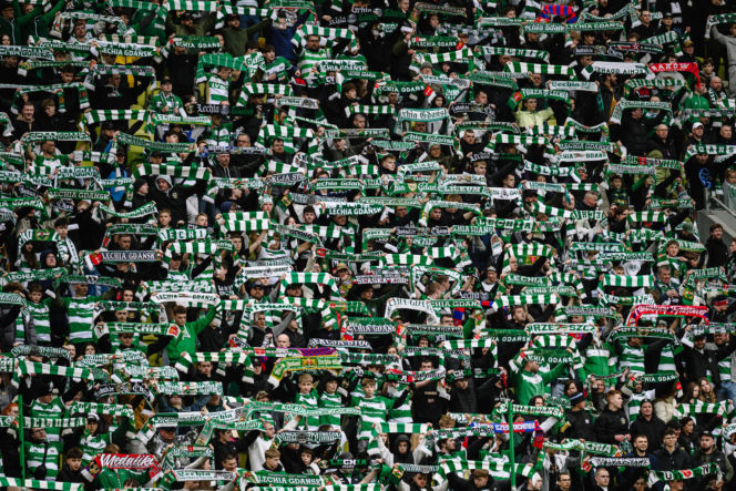 Lechia Gdańsk - Raków Częstochowa; Zdjęcia kibiców z meczu 30. kolejki PKO BP Ekstraklasy