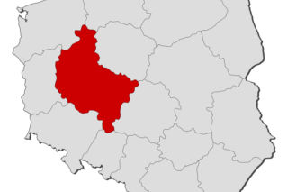 województwo wielkopolskie - mapa