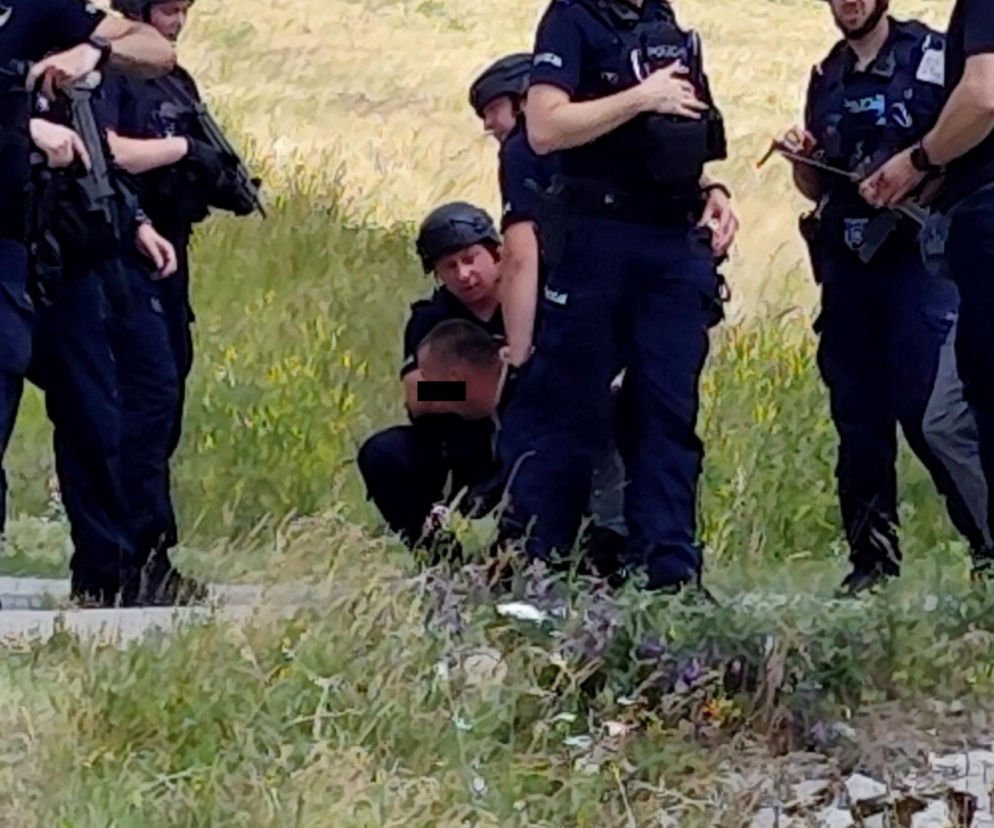 Finał obławy na Dariusza R. Został ujęty zaledwie kilkaset metrów od miejsca tragedii. To trwało sekundy!
