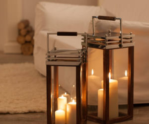 Salon w stylu hygge 
