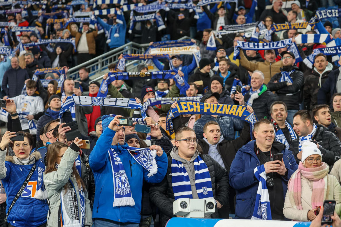 Lech Poznań - Pogoń Szczecin. Zdjęcia kibiców na meczu Fortuna Pucharu Polski
