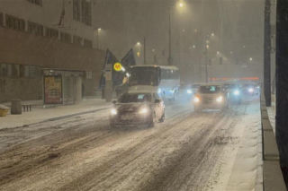 Śnieżny armagedon w Warszawie