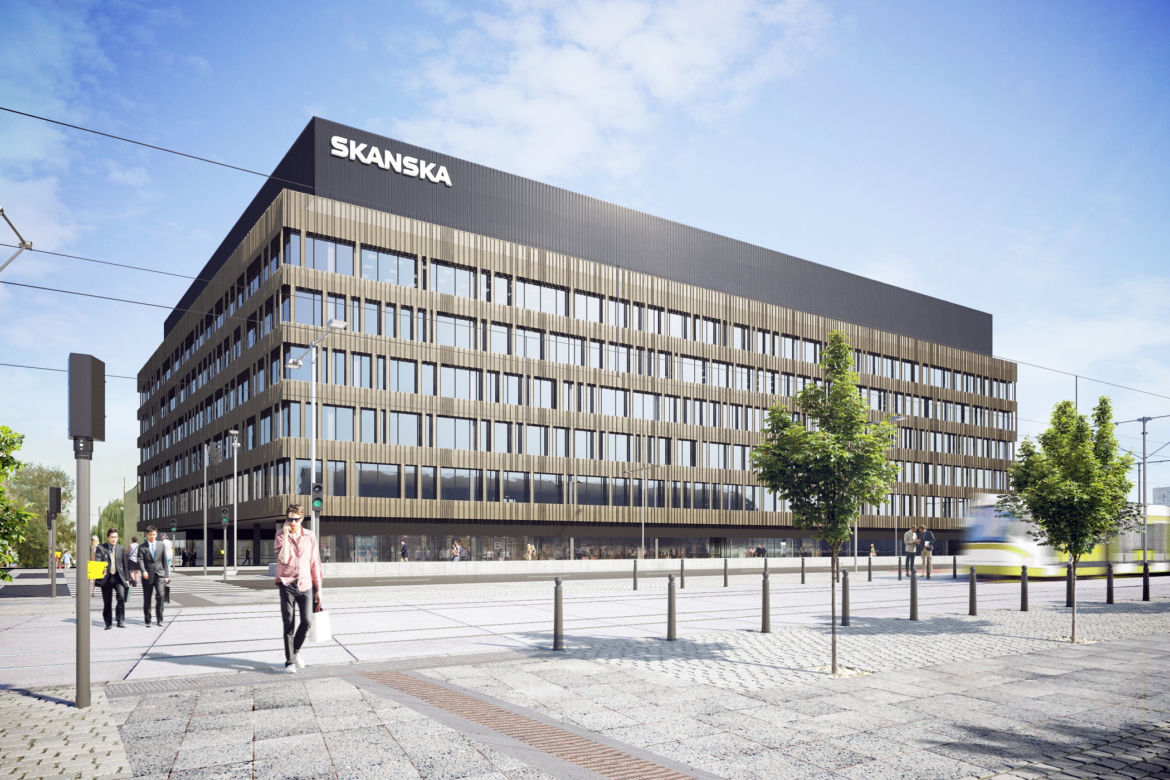 Nowa Fabryczna - pierwszy biurowiec w Nowym Centrum Łodzi