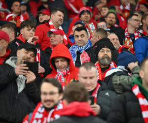 Widzew Łódź - Lech Poznań: Zdjęcia kibiców i zawodników z meczu 24. kolejki PKO BP Ekstraklasy