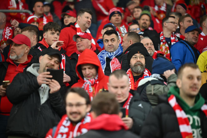 Widzew Łódź - Lech Poznań: Zdjęcia kibiców i zawodników z meczu 24. kolejki PKO BP Ekstraklasy