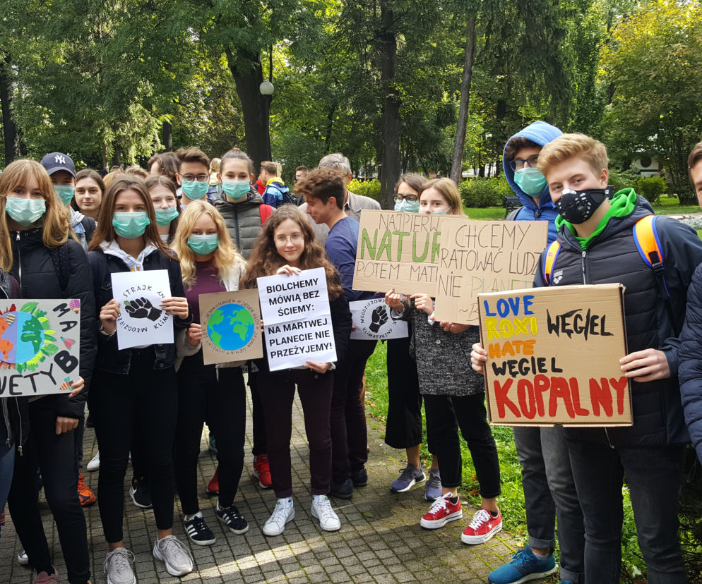 Młodzieżowy Strajk Klimatyczny w Nowym Sączu