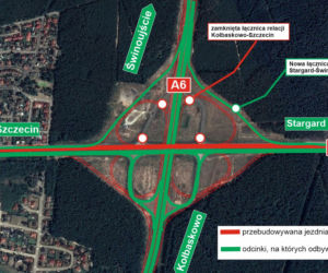 Przebudowa węzła Kijewo - październik 2020