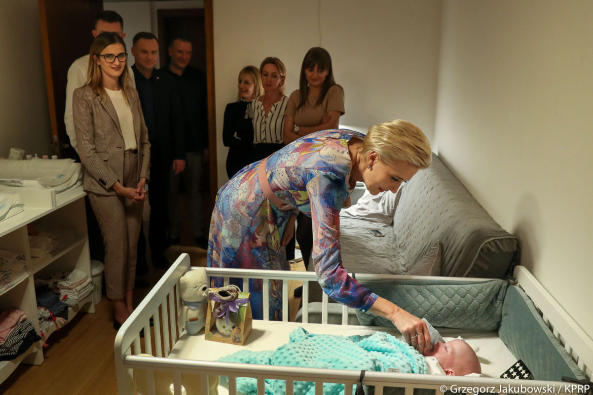 Para prezydencka u sześcioraczków w Małopolsce