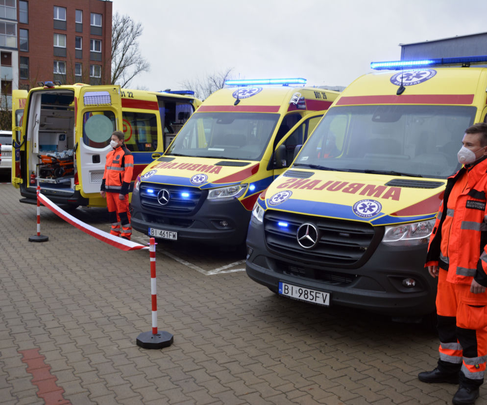 Nowe ambulanse dla Wojewódzkiej Stacji Pogotowia Ratunkowego w Białymstoku