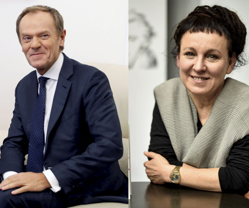 Donald Tusk, Olga Tokarczuk