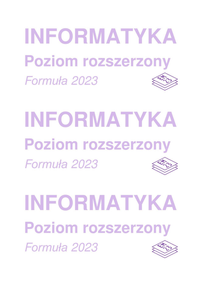 Matura 2026: informatyka 14.05.2026. Arkusze CKE