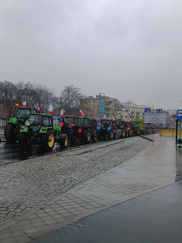 Protest rolników w Toruniu [9.02.2024]