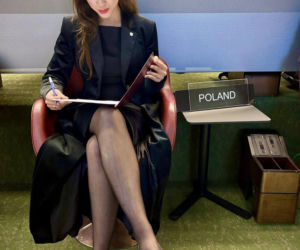 Posłanka Aleksandra Uznańska-Wiśniewska kwitnie w ciąży