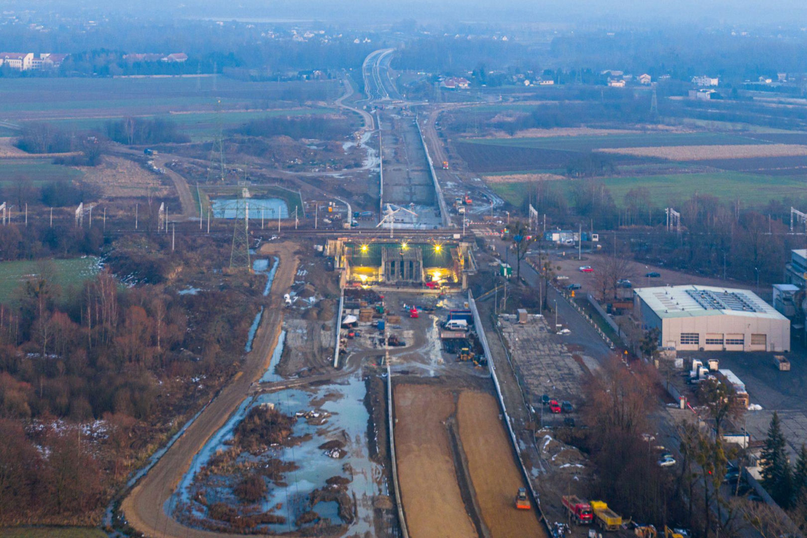 Obwodnica Oświęcimia w budowie