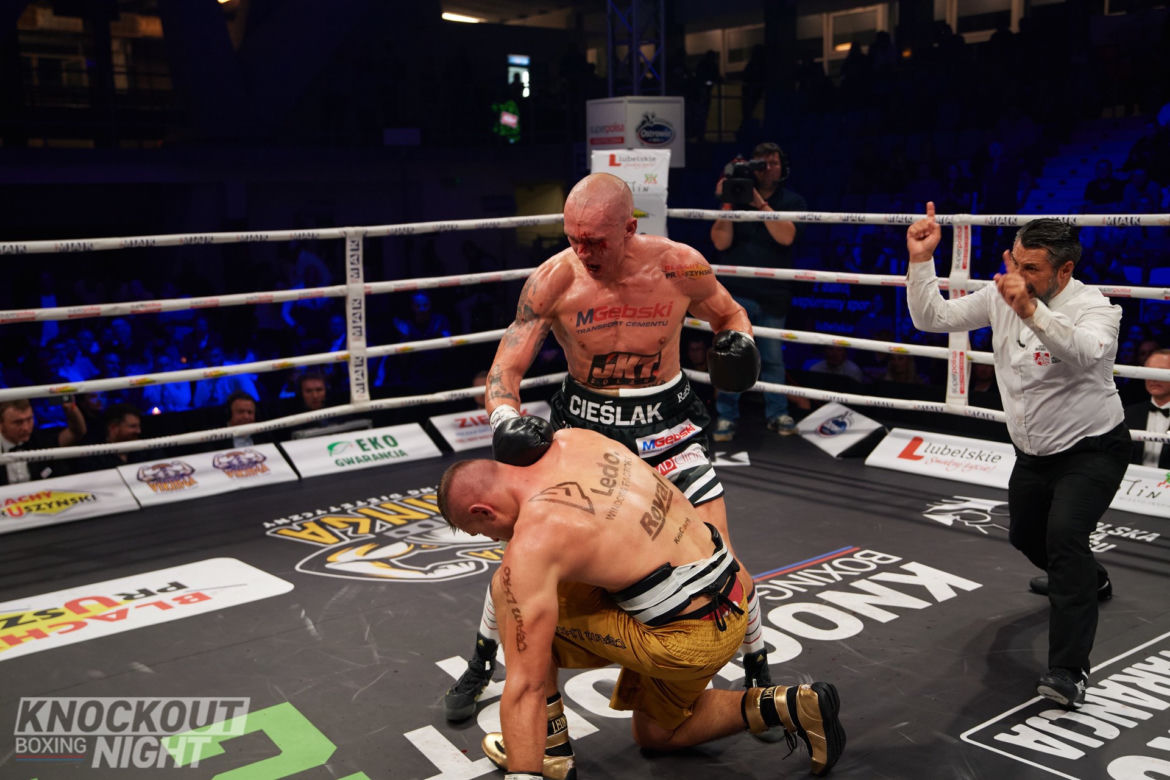 Michał Cieślak wygrał na Knockout Boxing Night 24