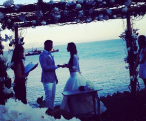 Artur Boruc, Sara Mannei, ślub
