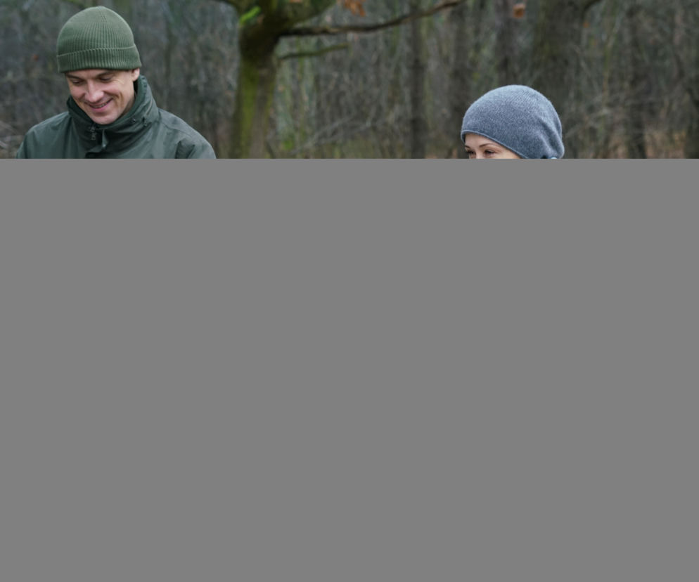 Leśniczówka. Kasia Ruszczyc (Jolanta Fraszyńska), Paweł Melech (Michał Czernecki), Zuzia (Julia Kostow)