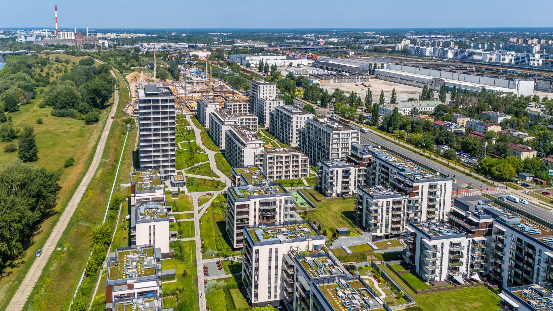 Bulwary Praskie przy ul. Jagiellońskiej w Warszawie