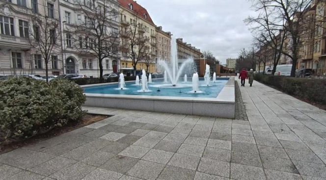 Aleja Fontann - koncepcja według AI