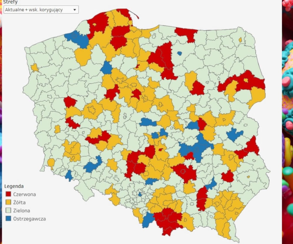 Gigantyczny wzrost zakażeń koronawirusem. Które powiaty znajdują się na liście?