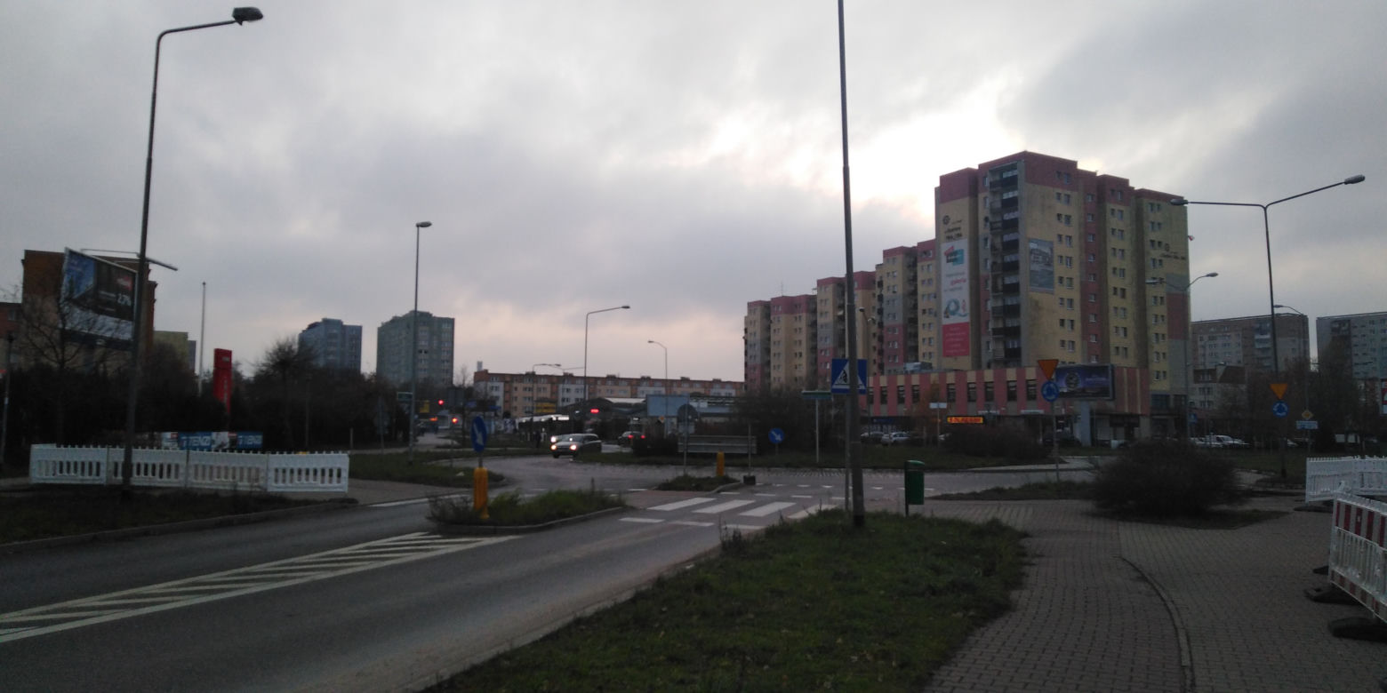 Ulica Szafera w przeddzień rozpoczęcia przebudowy