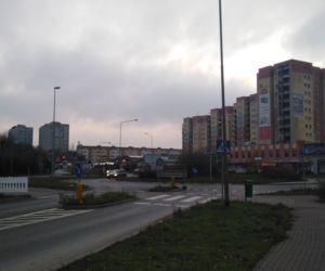 Ulica Szafera w przeddzień rozpoczęcia przebudowy