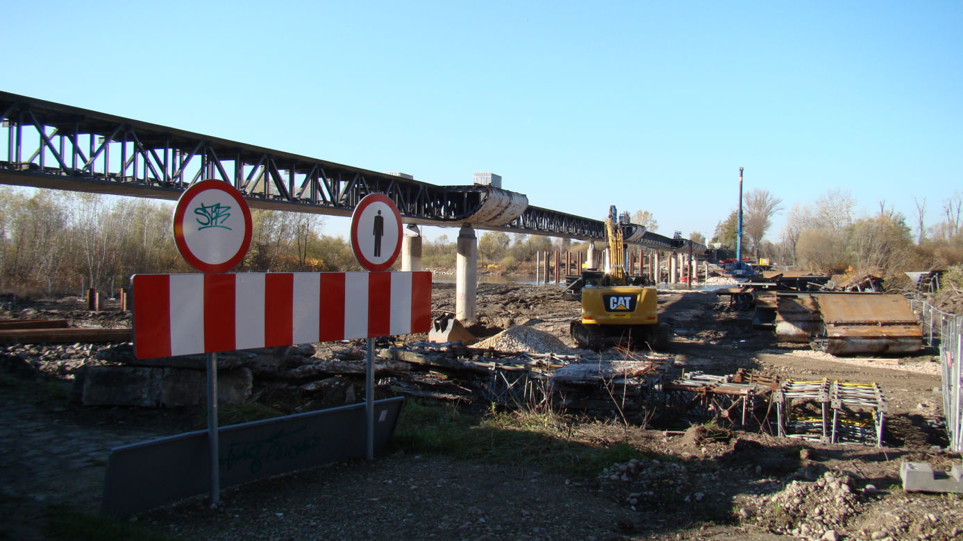 Remont mostu w Ostrowie - listopad 2020