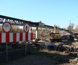 Remont mostu w Ostrowie - listopad 2020