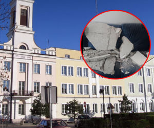 Siedziała w gabinecie. Nagle na wiceprezydent spadł sufit