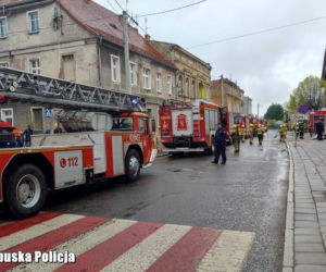 Pożar w szpitalu we Wschowie. Na miejscu pracują służby [ZDJĘCIA]