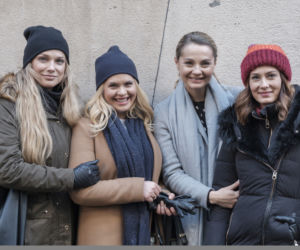 Przyjaciółki 11 sezon odcinek 129. Zuza (Anita Sokołowska), Patrycja (Joanna Liszowska), Inga (Małgorzata Socha), Anka (Magdalena Stużyńska)