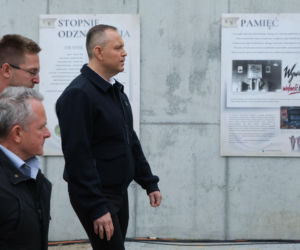 Prezydent Karol Nawrocki na otwarciu strzelnicy sportowej w Bogutach-Piankach